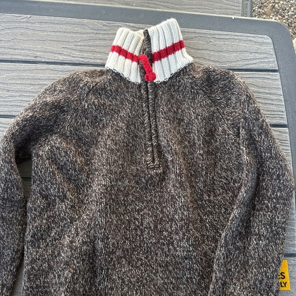 Gant By Michael Bastian 2011 Sock Monkey 100% Lambs Wool Half Zip Sweater Size M - Picture 2 of 12